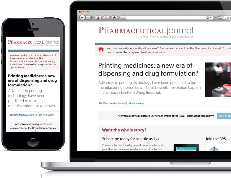 Pharmaceutical Journal Access Denied